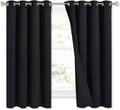 NICETOWN Complete 100% Blackout Curtains, Thermal Insulated Energy Efficiency by NICETOWN