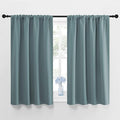 NICETOWN Greyish Blue Blackout Curtains Panels by NICETOWN