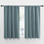 NICETOWN Greyish Blue Blackout Curtains Panels by NICETOWN