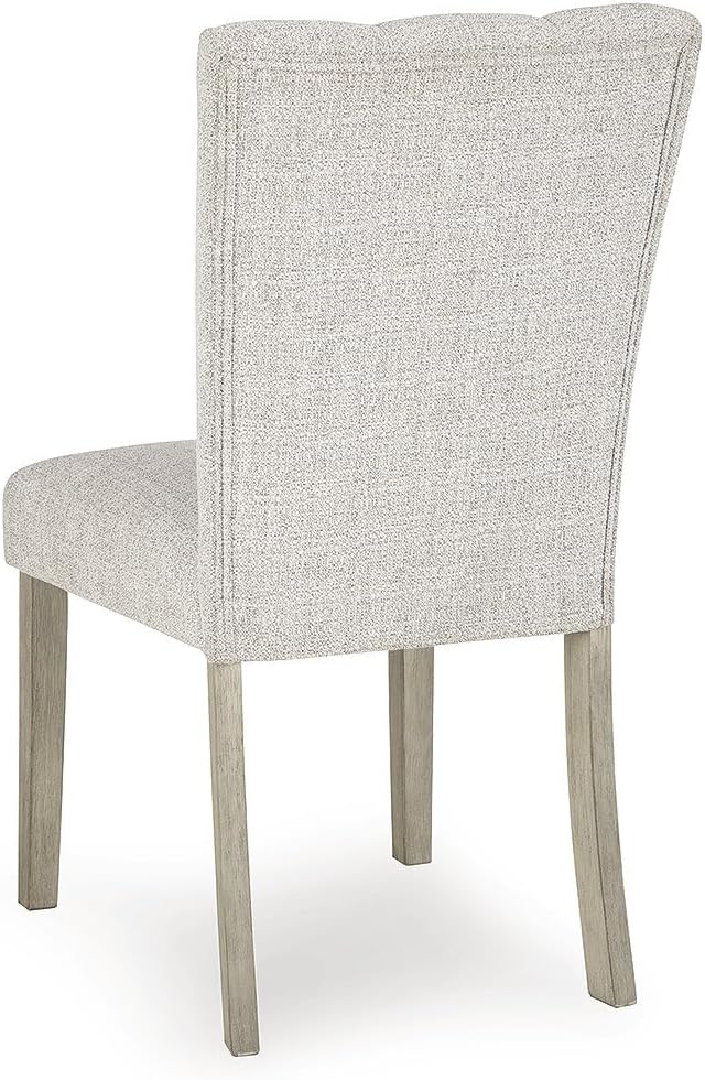 Signature Design by Ashley Upholstered Dining Chairs Set of 2, Bisque