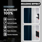 Yakamok 100% Blackout Curtains 84 Inch Length 2 Layers, Light Blocking Thermal - Image 4