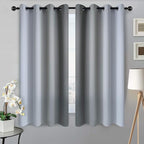 SimpleHome Ombre Room Darkening Curtains - Image 2