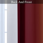 SimpleHome Ombre Room Darkening Curtains 36 inches Length - Image 5
