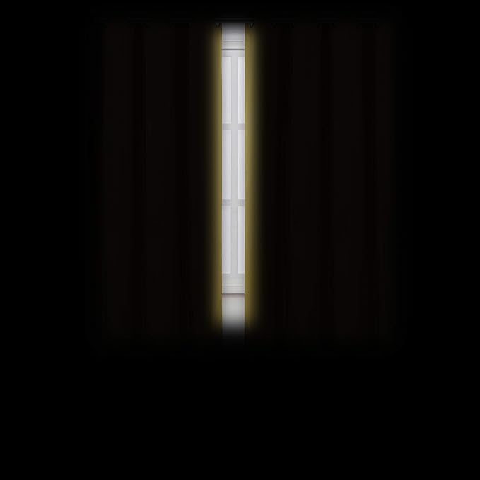 LEMOMO Light Beige Thermal Blackout Curtains/52 x 63 Inch/Set of 2 Panels Room - Image 3