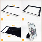 Dog Picture Frame - 5x7 Metal Cute Picture Frames,Pet Memorial Gifts for Dogs Perfect for Home Decor, Office Desk & Gifting to Pet Lovers