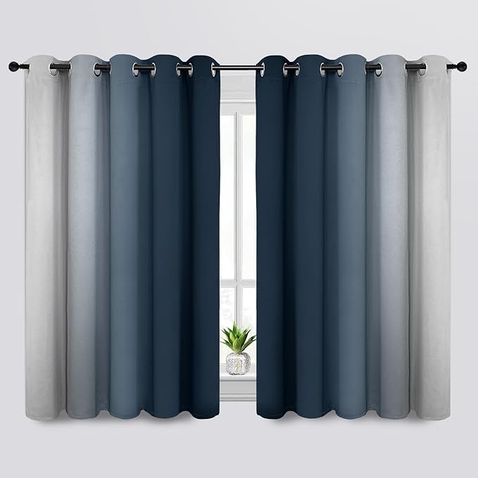 SimpleHome Ombre Room Darkening Curtains - Image 2