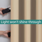 Yakamok 108 Inches Long Thermal Insulated 100% Blackout Curtains - Image 3