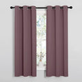 NICETOWN Bedroom Curtain Panels Blackout Draperies, 1 Pair, 34 by 63 inches by NICETOWN