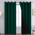 Yakamok 100% Blackout Curtain for Bedroom, Thermal Insulated Drapes by Yakamok