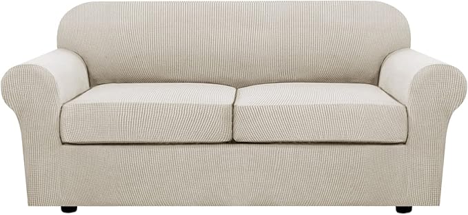 H.VERSAILTEX 3 Piece Stretch Sofa Covers by HVERSAILTEX