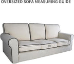 PureFit Super Stretch Sofa Slipcover – Spandex Non Slip Soft Couch Sofa Cover - Image 6