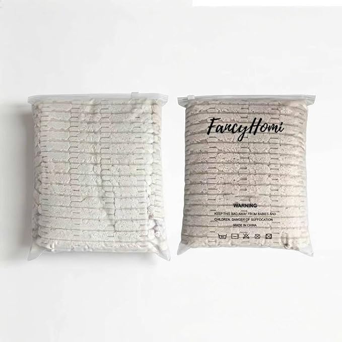 Fancy Homi 4 Packs Neutral Small Decorative Throw Pillow Covers 14x14 Inch - Image 9