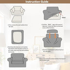 WEERRW Velvet Stretch Chair Sofa Slipcover - Image 6
