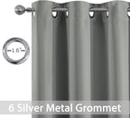 Yakamok Dove Grey Room Darking 84 Inch Length 2 Panel Sets - Image 2