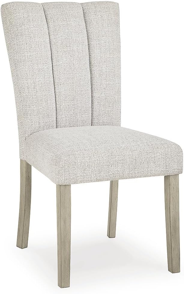 Signature Design by Ashley Upholstered Dining Chairs Set of 2, Bisque