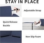 Easy-Going Reversible Chaise Lounge Couch Cover Water Resistant Sofa Cover - Image 3