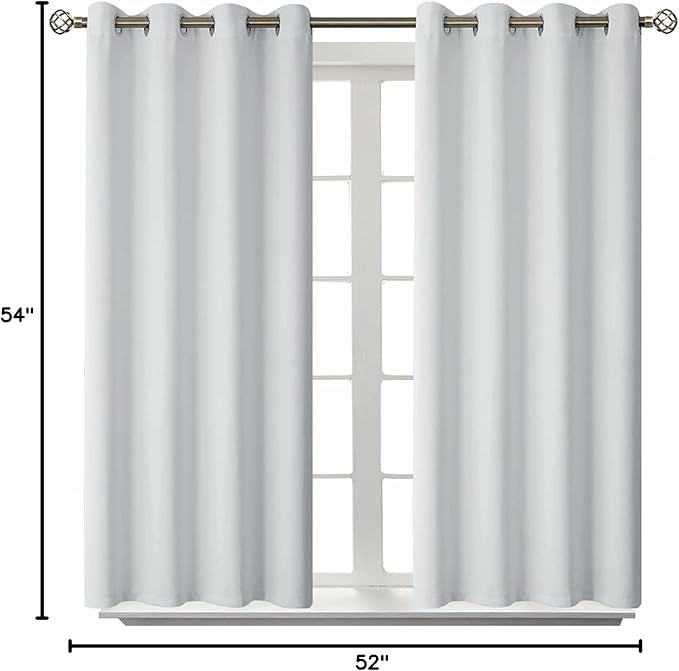 BGment Room Darkening Curtains 54 Inches Long - Image 9