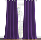NICETOWN Purple Blackout Curtains 90 inches Long, Niose Reducing and Thermal - Image 2