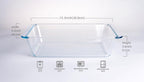 Deep Clear Glass Baking Dish, Rectangular Tempered Glass Baking Pan, The Largest casserole dish. -5.4 Liter