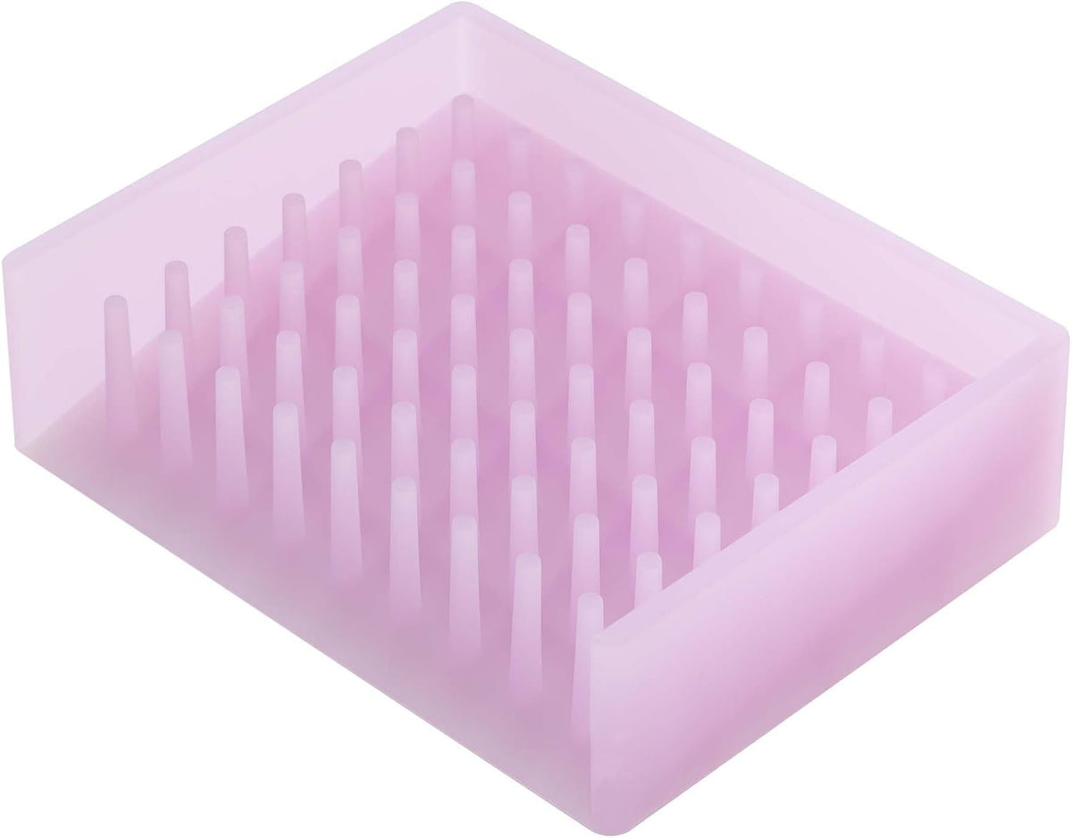 Yamazaki Home Self Draining Soap Tray - Floating Holder Dish for Sink, Silicone, No Assembly Req.