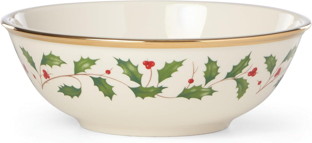 Lenox Holiday Porcelain Christmas Dinner Plate Set for 6