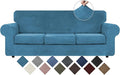 WEERRW 4 Pieces Velvet High Stretch Couch Covers by WEERRW