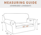 Easy-Going 100% Waterproof Oversized Loveseat Couch Cover, Dual Waterproof Sofa - Image 6