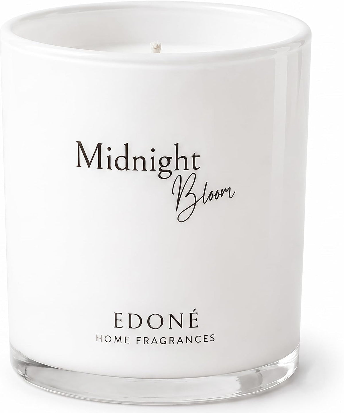 Midnight Bloom Premium Scented Candle, Myrrh & Oud, 8 oz, Designed in Rome,100% Soy Wax Jar Candle, 45+ Hour Burn, Italian & Indian Inspired Fragrance, Home Décor Gift