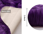 MIULEE Luxury Super Soft Fluffy Area Rug Faux Fur Sheepskin Rug Decorative - Image 2