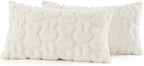 decorUhome Easter Bunny Pillow Covers 12x20 Inch Set of 2, Soft Plush Faux Wool - Image 9