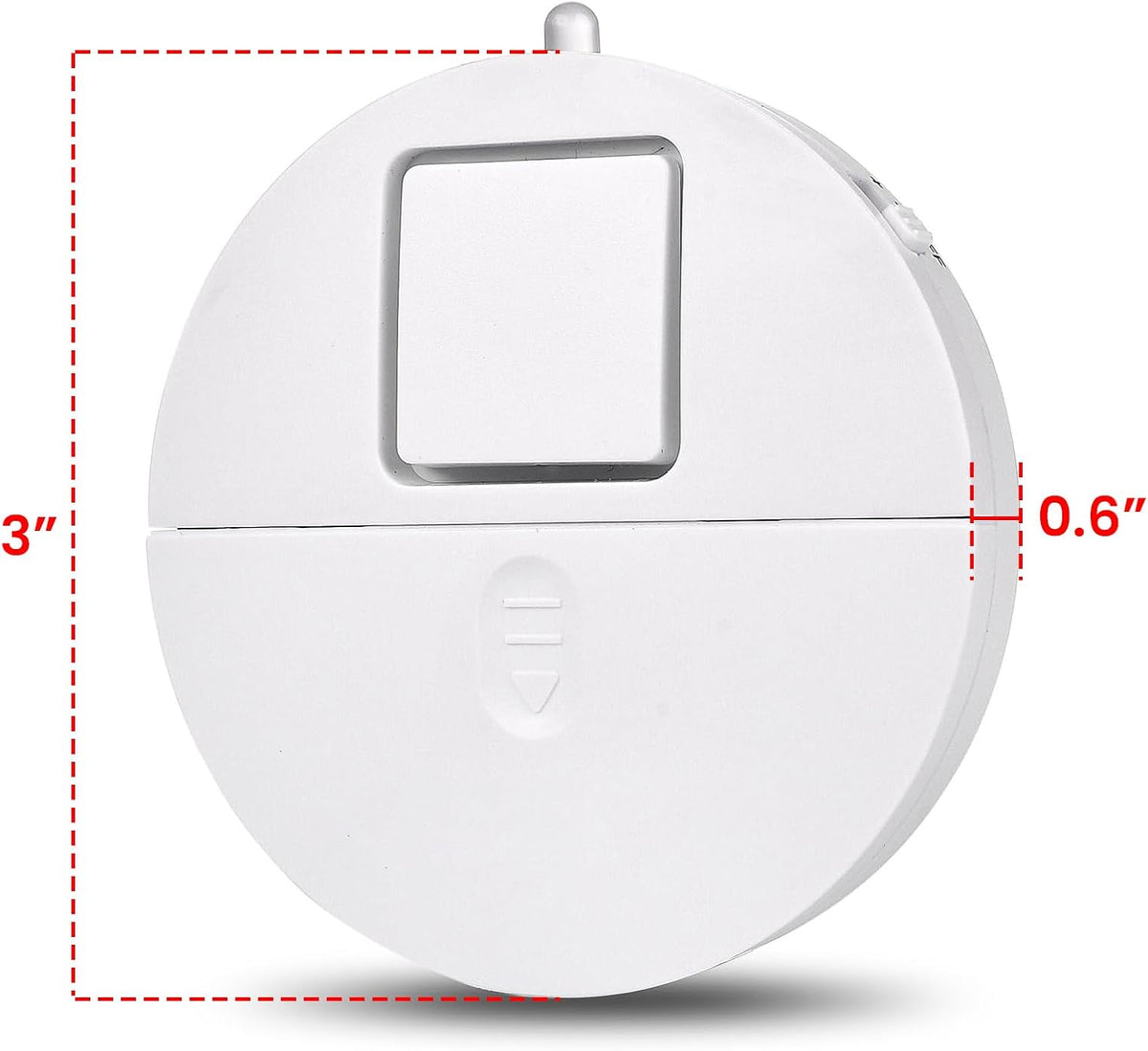 Window Alarm System 4-Pack - Ultra-Loud 120dB Alarms with Advanced Vibration Sensors - Window Security Alarms for Glass Break Detection - Features Low Battery LED Indicator