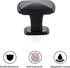 Ravinte Single Hole Square Kitchen Cabinet Knobs,Matte Black,25 Pack