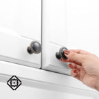 KOOFIZO 10 Pack Oil Rubbed Bronze Cabinet Knobs Pull Round Single Hole 1960