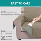U-NICE HOME Large Sofa Cover Reversible Couch Cover - Image 3