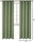 BGment Room Darkening Curtains 84 Inches Long - Image 8