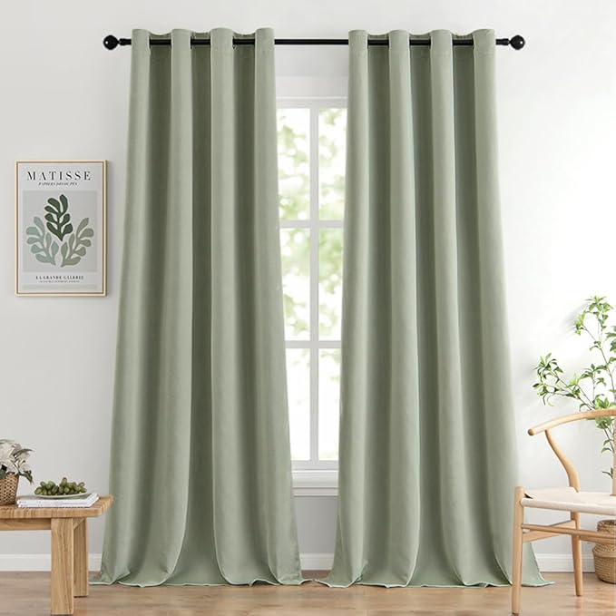 MIULEE Blackout Curtains 96 Inches Long by MIULEE