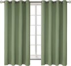 BGment Room Darkening Curtains 63 Inches Long by BGment