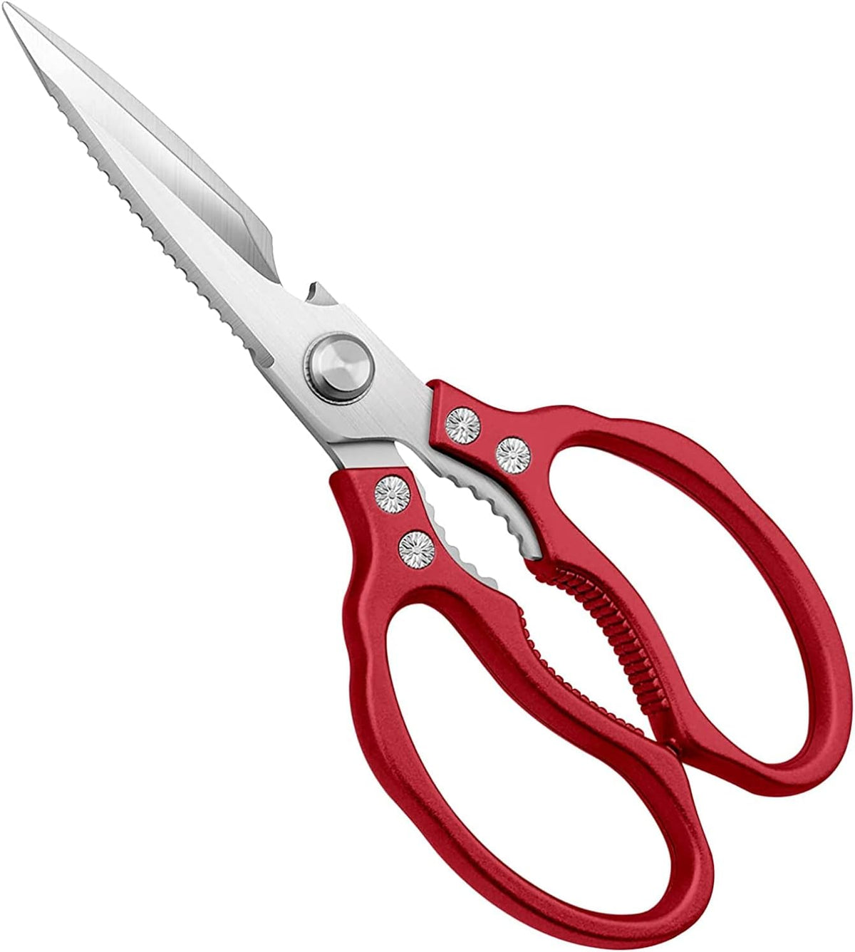 Japanese Gold Kitchen Scissors, Heavy Duty Stainless Steel, Multipurpose Cooking Shears, Dishwasher Safe