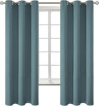 BGment Room Darkening Curtains 63 Inches Long by BGment