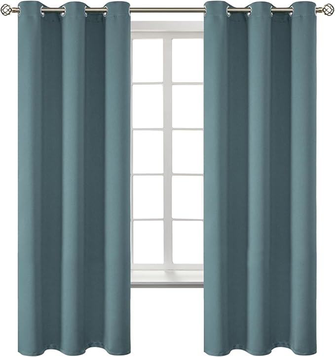 BGment Room Darkening Curtains 63 Inches Long by BGment