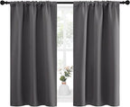 NICETOWN Grey Window Curtains for Bedroom - Image 2