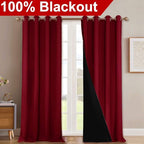 NICETOWN Cold Blocking Curtains, Truly Blackout Drapes, Heavy-Duty Full Light - Image 2