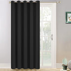 Yakamok Wide Thermal Blackout Patio Door Curtain Panel, Sliding Door Insulated by Yakamok