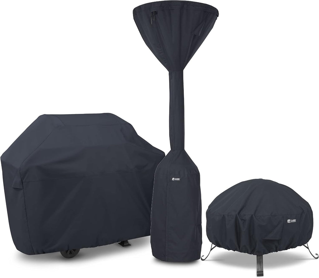 Classic Accessories Water-Resistant 36 Inch Full Coverage Square Fire Pit Cover, Patio Furniture Covers