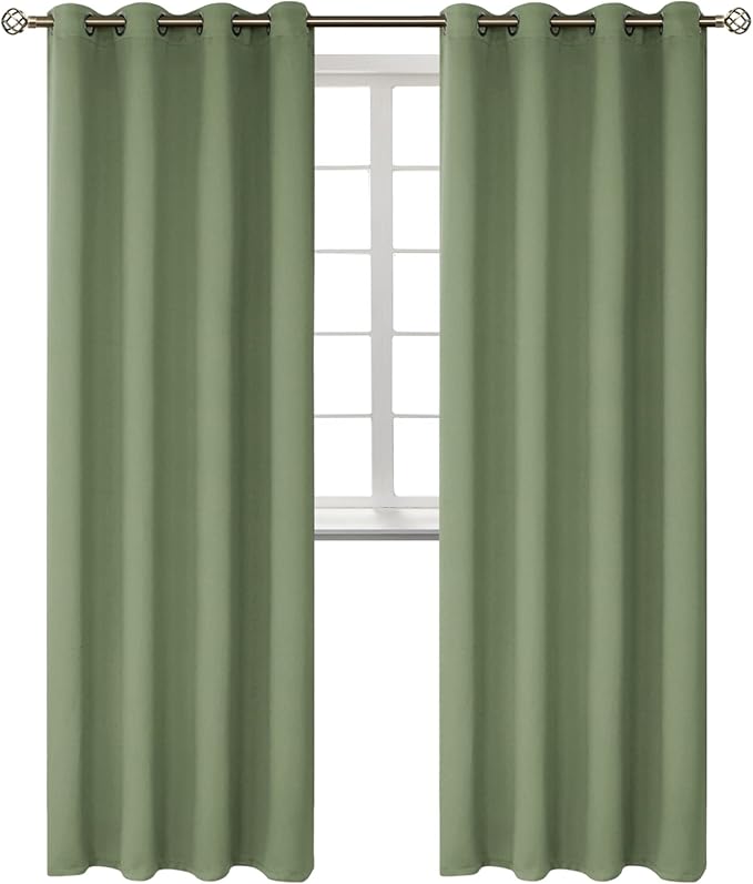 BGment Room Darkening Curtains 108 Inches Long by BGment