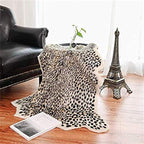 Leopard Print Rug, Faux Cowhide, Artificial Carpet, Simulation Cowhide - Image 2