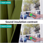 NICETOWN 100% Blackout Curtain Set, Thermal Insulated & Energy Efficiency - Image 4