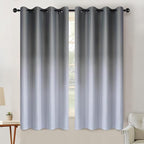 SimpleHome Ombre Room Darkening Curtains 63 inch Long by SimpleHome