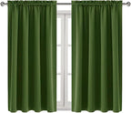 DWCN Olive Green Room Darkening Blackout Curtains - Image 9