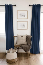 100% Blackout Shield Linen Blackout Curtains - Image 6